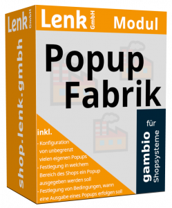 Modul Popup Fabrik