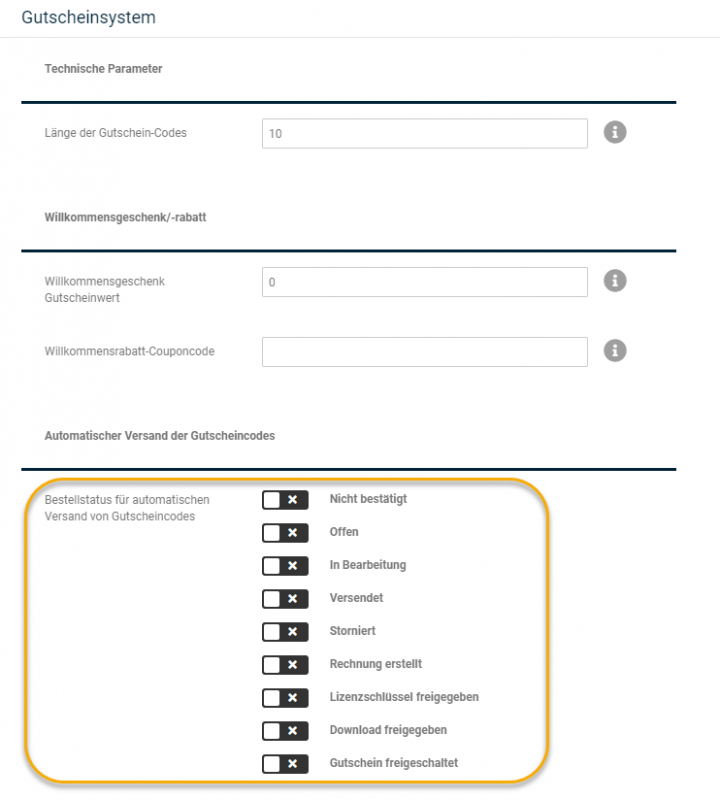 Gambio-Modul Gutscheinsystem